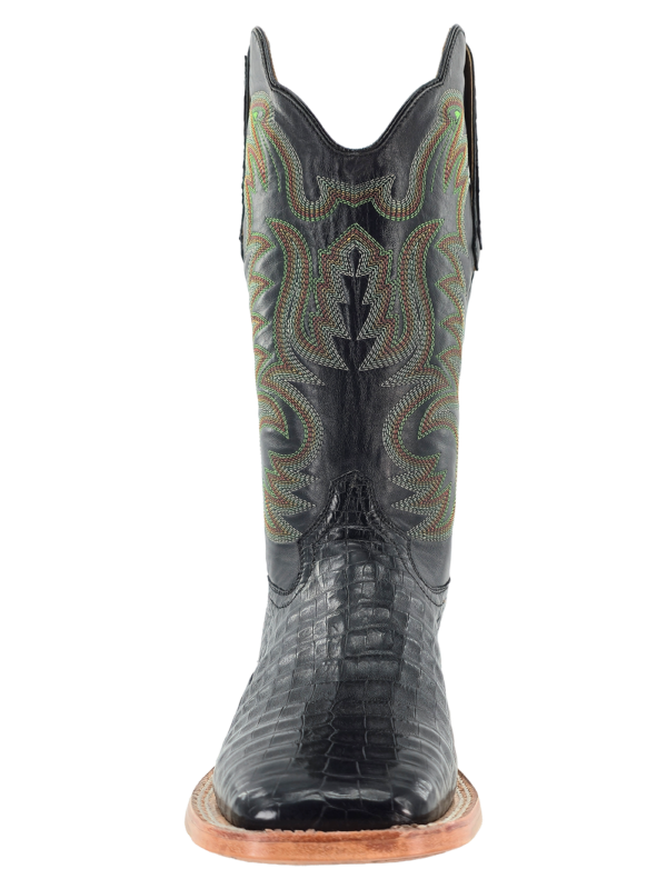 Men's Caiman Belly Wide Square 13